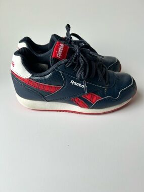 Reebok Kids Navy and Red Lace-Up Sneakers